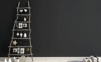 Karácsonyi dekoráció minimalista stílusban