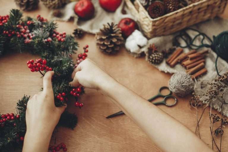 Adventi koszorú készítése házilag