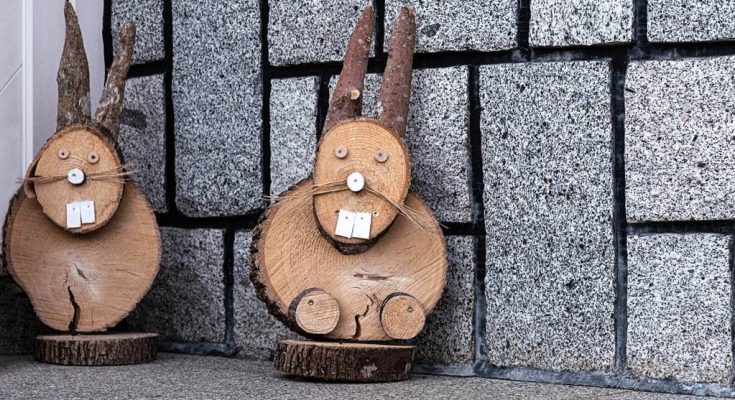 Fából készült húsvéti dekorok ötletei