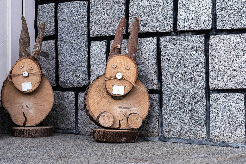 Fából készült húsvéti dekorok ötletei